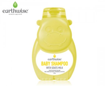 Earthwise 爱慧洗 山羊乳宝宝洗发水 黄色小河马 275毫升 Earthwise 爱慧洗 山羊乳宝宝洗发水 黄色小河马 275毫升